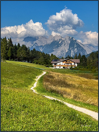 "The High Road" - Seefeld, Austria - (12x16)